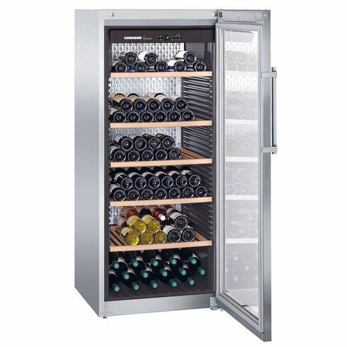 Винный шкаф для профессионального использования - WKES 4552 GRANDCRU - LIEBHERR - отдельностоящий / из нержавеющей стали / из алюминия