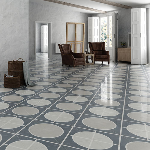 Плитка из керамогранита - ENCAUSTIC 2.0 - APAVISA PORCELANICO - полированная / для интерьера / для гостиной
