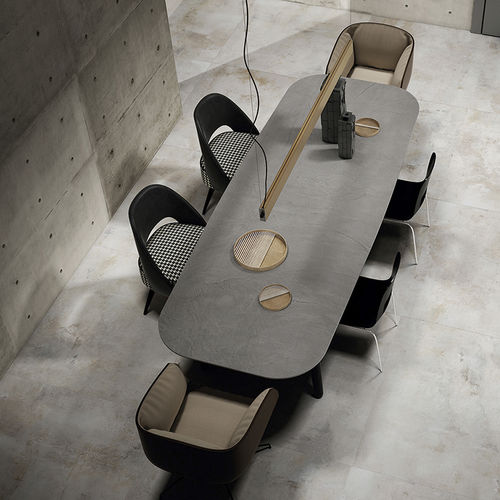 Плита из камня из шифера - EQUINOX - APAVISA PORCELANICO - для внутренней компоновки / полированная / серая