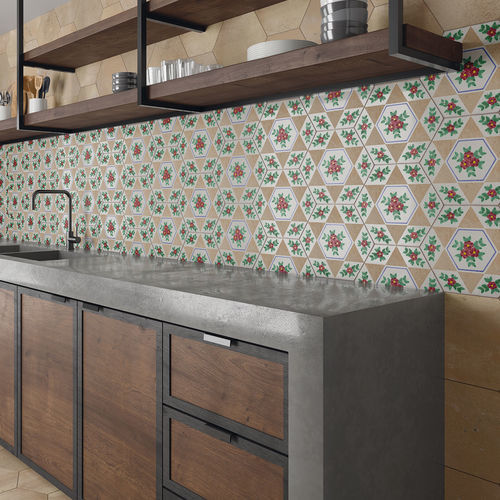Каменная напольная плитка из фарфора - HUTTON - APAVISA PORCELANICO - естественная отделка / для интерьера / для кухни