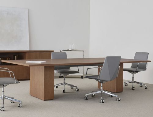 Современный стол для конференций - ENCORE - BERNHARD design - из Solid Surface / из цельной древесины / из орехового дерева