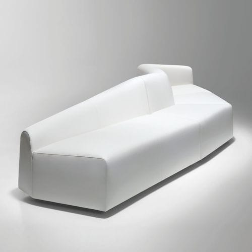 Модульный диван - ITEM - BERNHARD design - современный / из ткани / из кожи