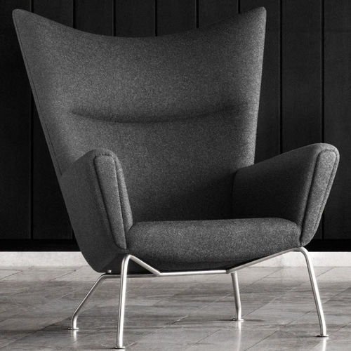 Современное кресло - CH445 - Carl Hansen & Son - из кожи / Hans J. Wegner