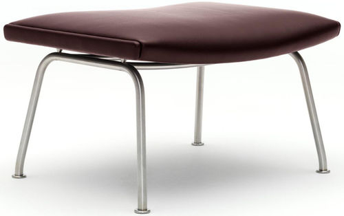 Современная подставка для ног - CH446 - Carl Hansen & Son - из кожи / Hans J. Wegner