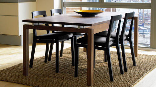 Современный стол - STRAIGHT - Carl Hansen & Son - из алюминия / с удлинителем