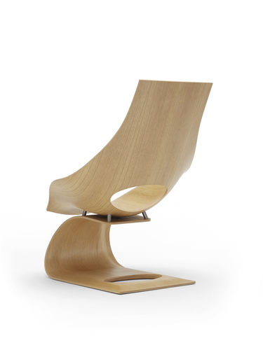 Современное кресло - TA001 - Carl Hansen & Son - из дерева / Tadao Ando / консольное