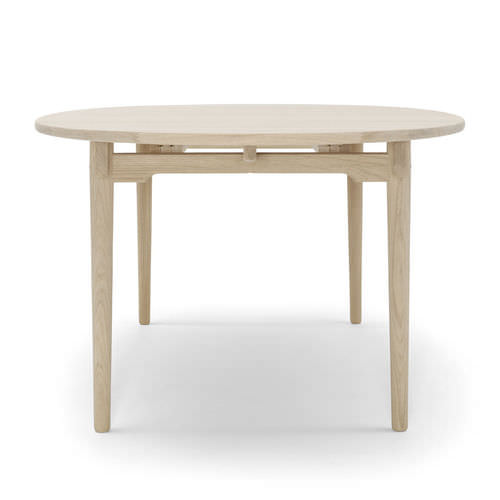 Современный стол - CH338 - Carl Hansen & Son - из дерева / круглый / Hans J. Wegner