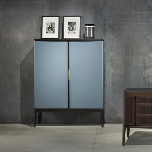 Высокий буфет - OBLIQUE - CECCOTTI COLLEZIONI - современный / из орехового дерева / из американского ореха