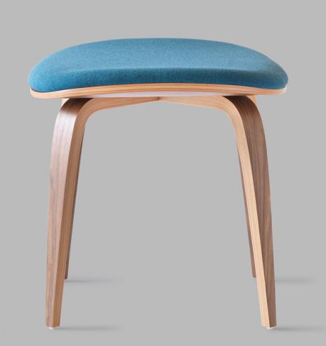 Современная подставка для ног - LOT series - Cherner - из орехового дерева / из формованной фанеры / из фанерованной древесины