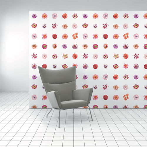 Покрытие для стен для внутреннего пространства - WALLFLOWERS - Design Tex  - из целлюлозы / из полиэстера / набивное