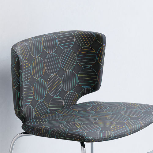 Обивочная ткань - SPIN - Design Tex  - c геометрическим рисунком / виниловая / экоэтикетка Greenguard®