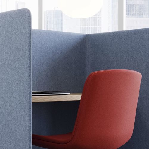 Обивочная ткань - DUO - Design Tex  - для акустических панелей / однотонная / из полиэстера