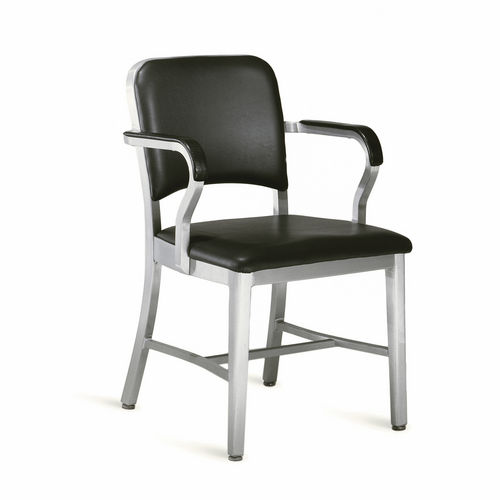 Современный cтул - NAVY® : 1001 - emeco - из алюминия / для бытового использования / с подлокотниками