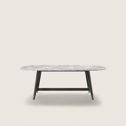 Классический обеденный стол - DESCO - FLEXFORM - из термопластика / из алюминия / из литого алюминия