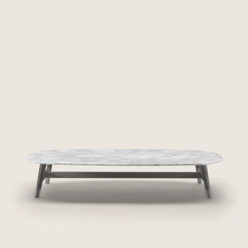 Современный журнальный столик - DESCO - FLEXFORM - из термопластика / из алюминия / из фанерованной древесины