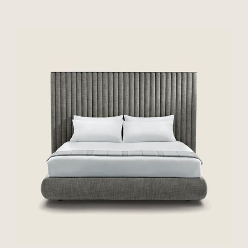Современная кровать - BIARRITZ - FLEXFORM - с изголовьем / с обитым изголовьем / с кожаным изголовьем