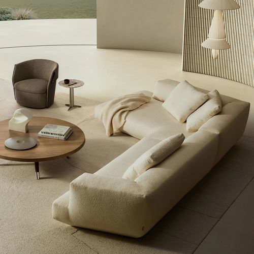 Модульный диван - LOUNGESCAPE - FLEXFORM - современный / для гостиной / из ламината
