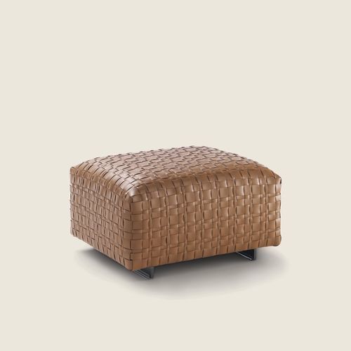 Современная оттоманка - BANGKOK - FLEXFORM - из ткани / из кожи / из цельной древесины