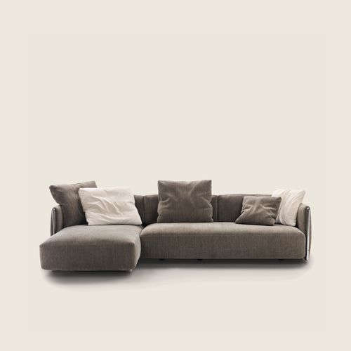 Модульный диван - EDMOND - FLEXFORM - современный / из ткани / из цельной древесины