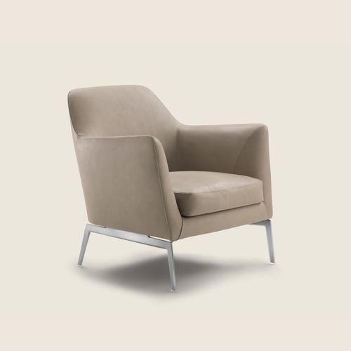 Современное кресло - LUCE - FLEXFORM - из пенополиуретана / из ткани / из металла