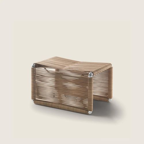Современная оттоманка - TINDARI - FLEXFORM - из металла / из кожи / из веревки