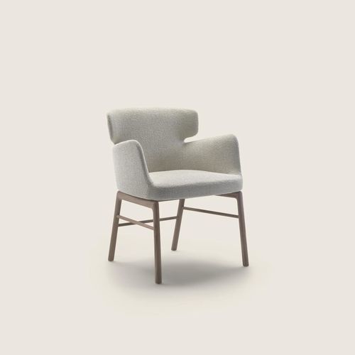 Современный cтул для столовых - VESTA - FLEXFORM - для интерьера / из полиуретана / из металла
