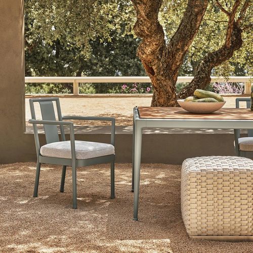 Современный cтул для столовых - CAMARGUE - FLEXFORM - для улицы / из термопластика / из алюминия