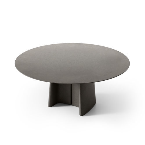 Современный обеденный стол - TARA OUTDOOR - FLEXFORM - из бетона, армированного волокнами / с основанием из бетона / прямоугольный