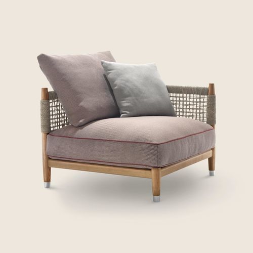 Кресло ретро - PARKER OUTDOOR - FLEXFORM - из губки / из ткани / из водоотталкивающей ткани