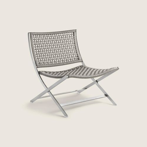 Современное кресло - PETER OUTDOOR - FLEXFORM - из пенополиуретана / из водоотталкивающей ткани / из стали, покрытой порошком