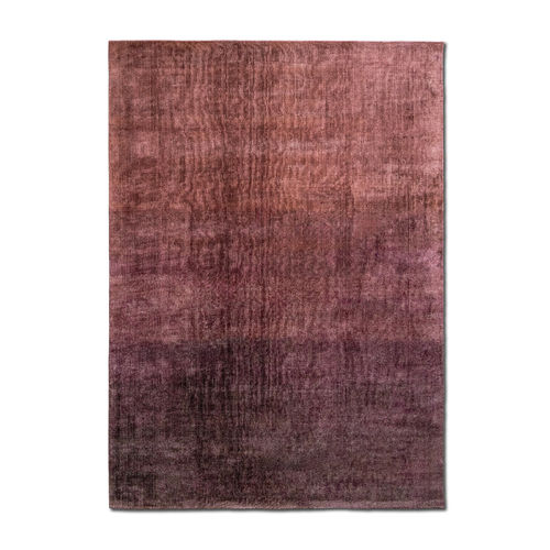 Современный ковер - Stripes Party - Rubino magenta - G.T.DESIGN - однотонный / из вискозы / прямоугольный