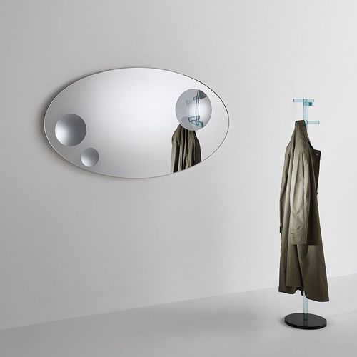 Настенное зеркало - CELESTE - GLAS ITALIA - современное / круглое / овальное