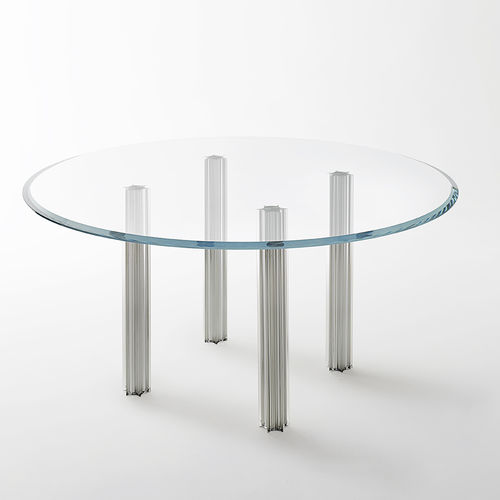 Современный стол - STARLIGHT - GLAS ITALIA - из кристалла / круглый / квадратный
