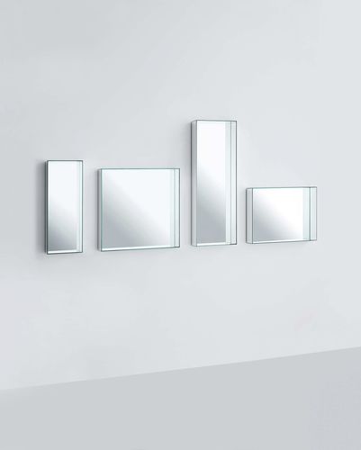 Настенный стеллаж - MIRROR MIRROR  - GLAS ITALIA - современный / из стекла / с зеркалом