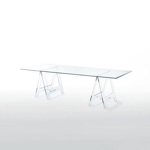 Современный рабочий стол - DON CAVALLETTO  - GLAS ITALIA - из стекла / Jean-Marie Massaud