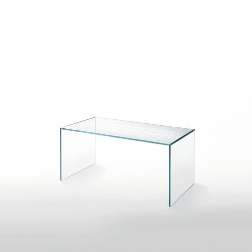 Современный обеденный стол - GHIACCIOLO - GLAS ITALIA - из стекла / прямоугольный / для бытового использования