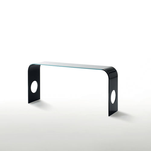 Современный стол-консоль - MING  - GLAS ITALIA - из стекла / прямоугольный / для профессионального использования
