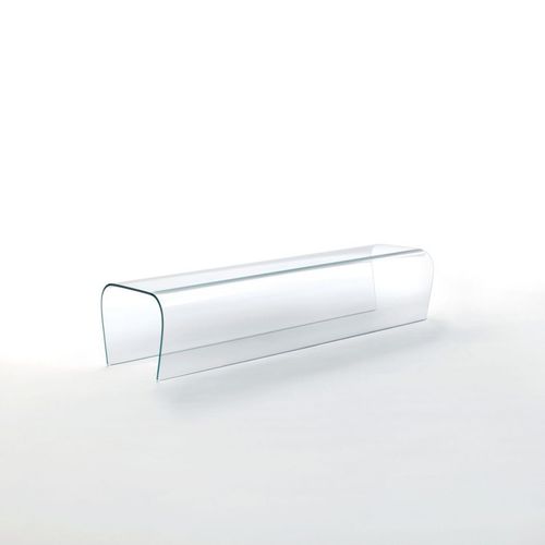 Современная скамейка - BENT  - GLAS ITALIA - из стекла / Naoto Fukasawa