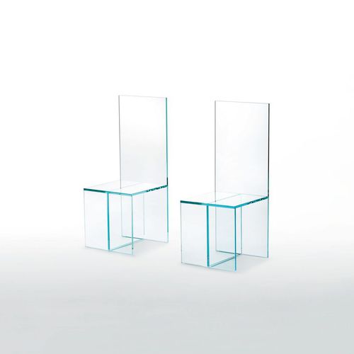 Современный cтул - MERCI BOB - GLAS ITALIA - для интерьера / из стекла / для бытового использования