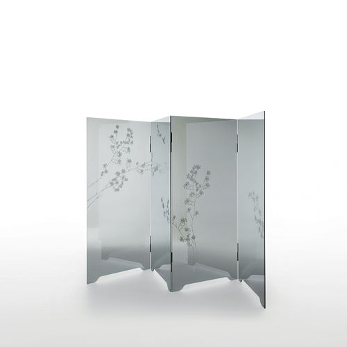 Современная ширма - HAIKU - GLAS ITALIA - из стекла / черная / Jean-Marie Massaud