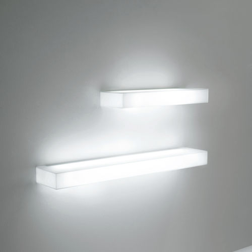 Настенный стеллаж - LIGHT-LIGHT - GLAS ITALIA - современный / из стекла / с подсветкой