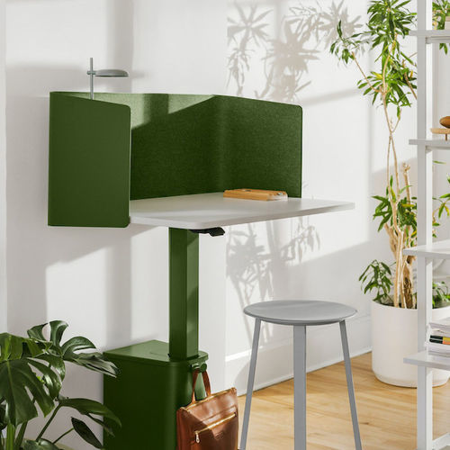 Рабочий стол для офисов открытого типа - OE1 MICRO PACKS - Herman Miller - напольный / современный / из дерева