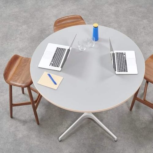 Современный журнальный столик - CIVIC  - Herman Miller - из ламината / из мрамора / с основанием из стали