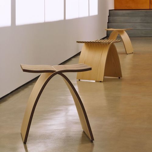 Современный табурет - CAPELLI  - Herman Miller - из ясеня / из фанеры / из лиственных пород дерева