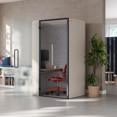 Пространство для концентрации внимания для 1 человека - BAY  - Herman Miller - из ткани / из стекла
