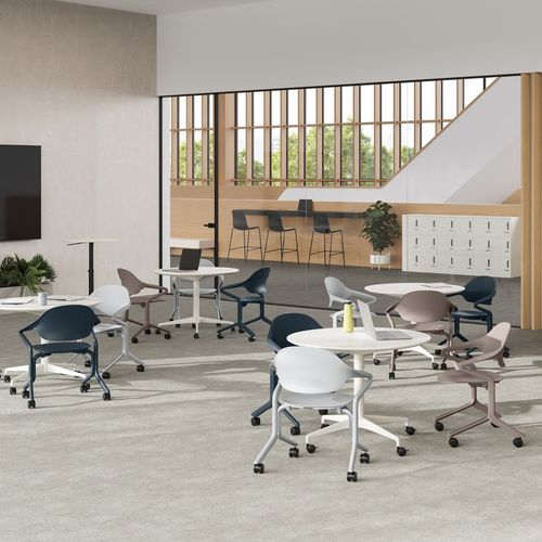 Дизайнерский cтул - NESTING - Herman Miller - для интерьера / из ткани / текстильный