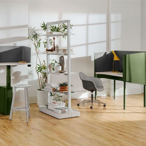 Самонесущий стеллаж - OE1 - Herman Miller - современный / из меламина / для профессионального использования