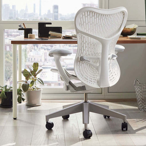 Рабочий стол минималистский дизайн - OE1 - Herman Miller - из дерева / с основанием из металла / прямоугольный