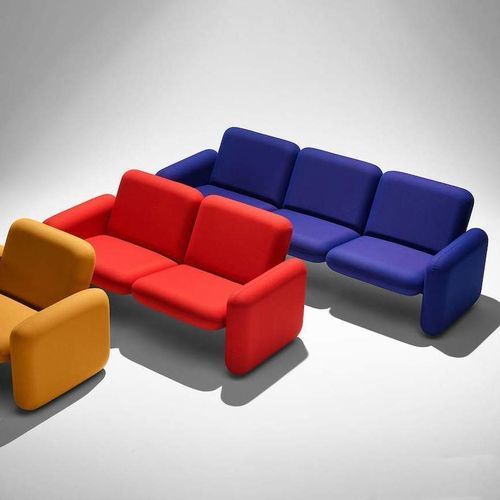 Модульный диван - WILKES - Herman Miller - современный / из губки / из стали