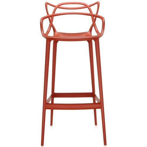 Современный барный стул - MASTERS - Kartell - для наружного применения / для интерьера / из термопластика